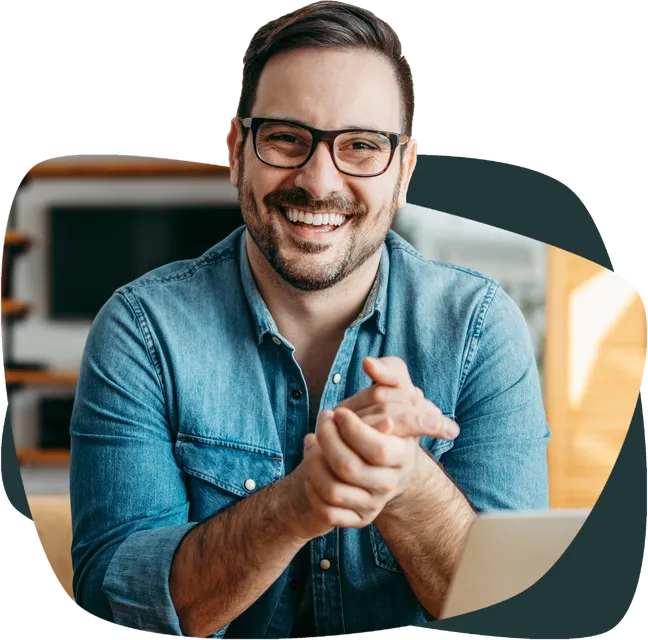 Happy entrepreneur getting a great deal on LPG